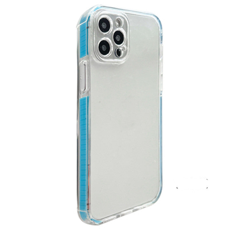 Two-color Border Transparent Thickened Airbag Mobile Phone Case